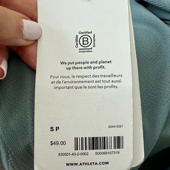 NWT Athleta Momentum Seamless Racerback Tank Top - Size Small 500068107319 - Picture 5 of 5